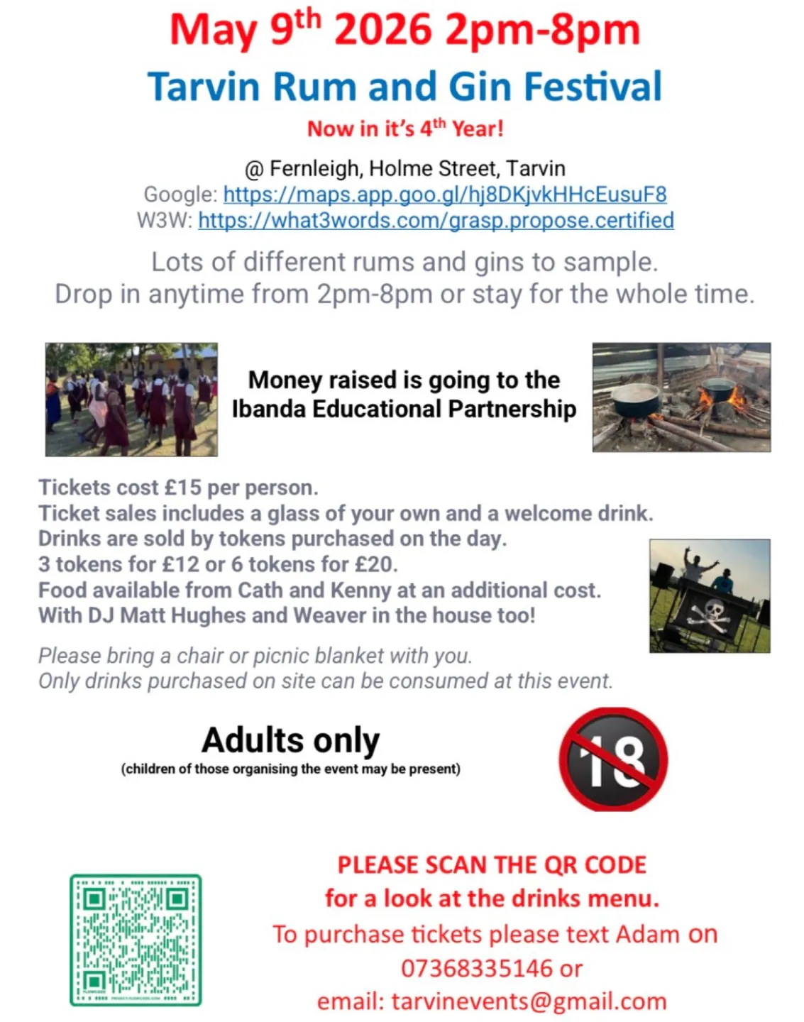Rum & Gin Festival Poster 2026