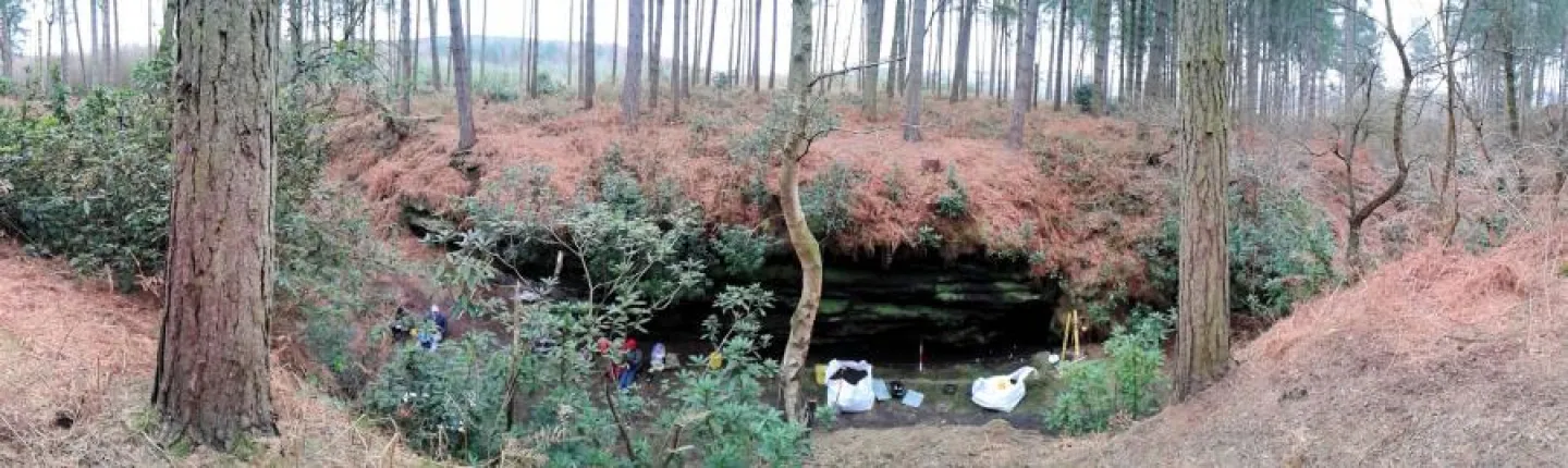C3 Delamere Urchins Kitchen Panoramic Excavation Context