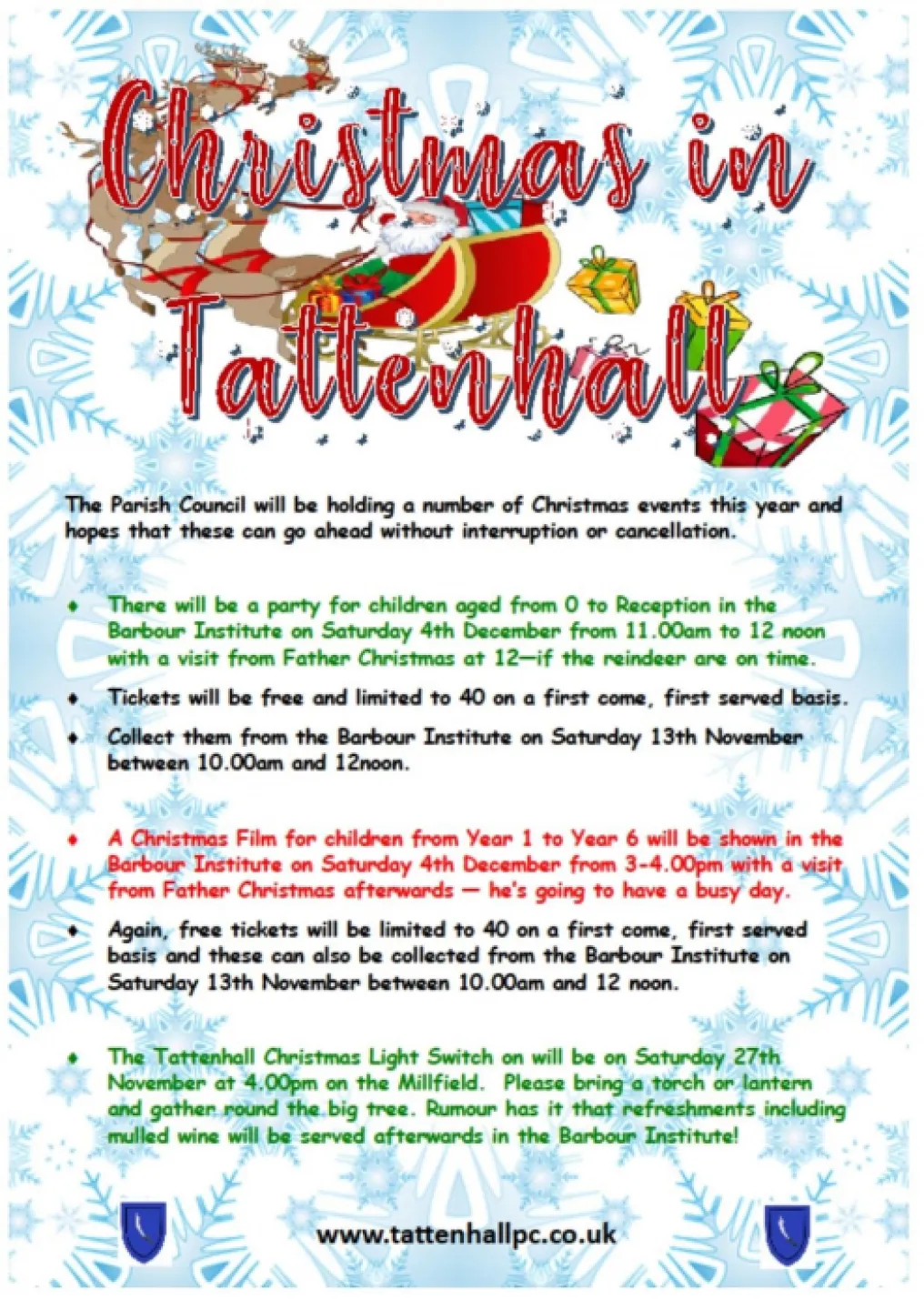 Christmas in Tattenhall