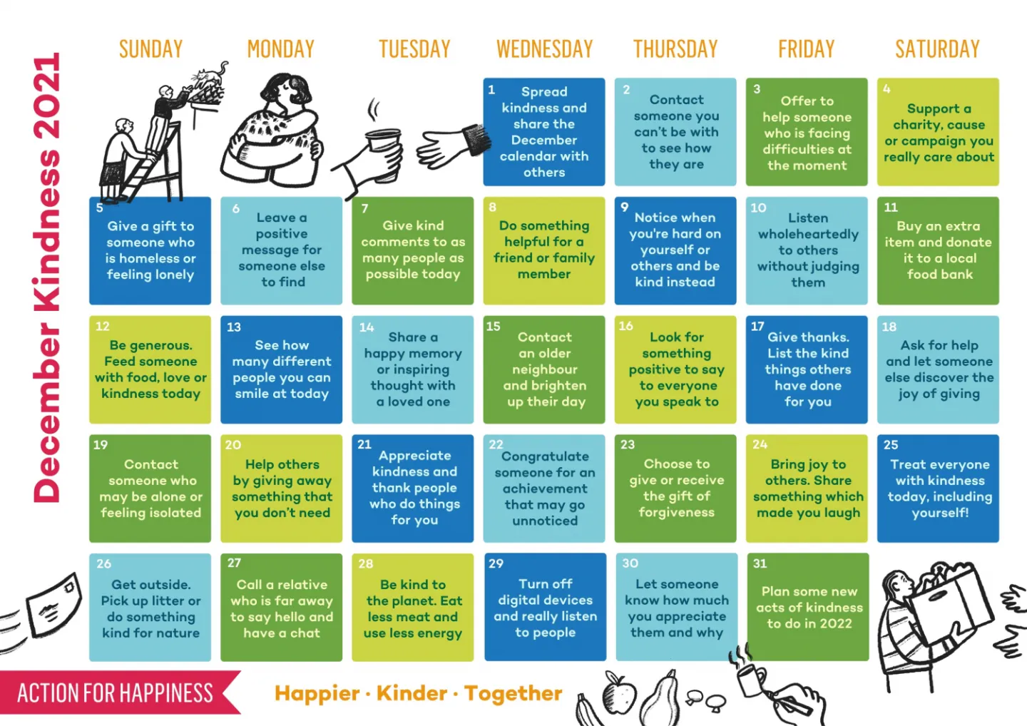 kindness calendar