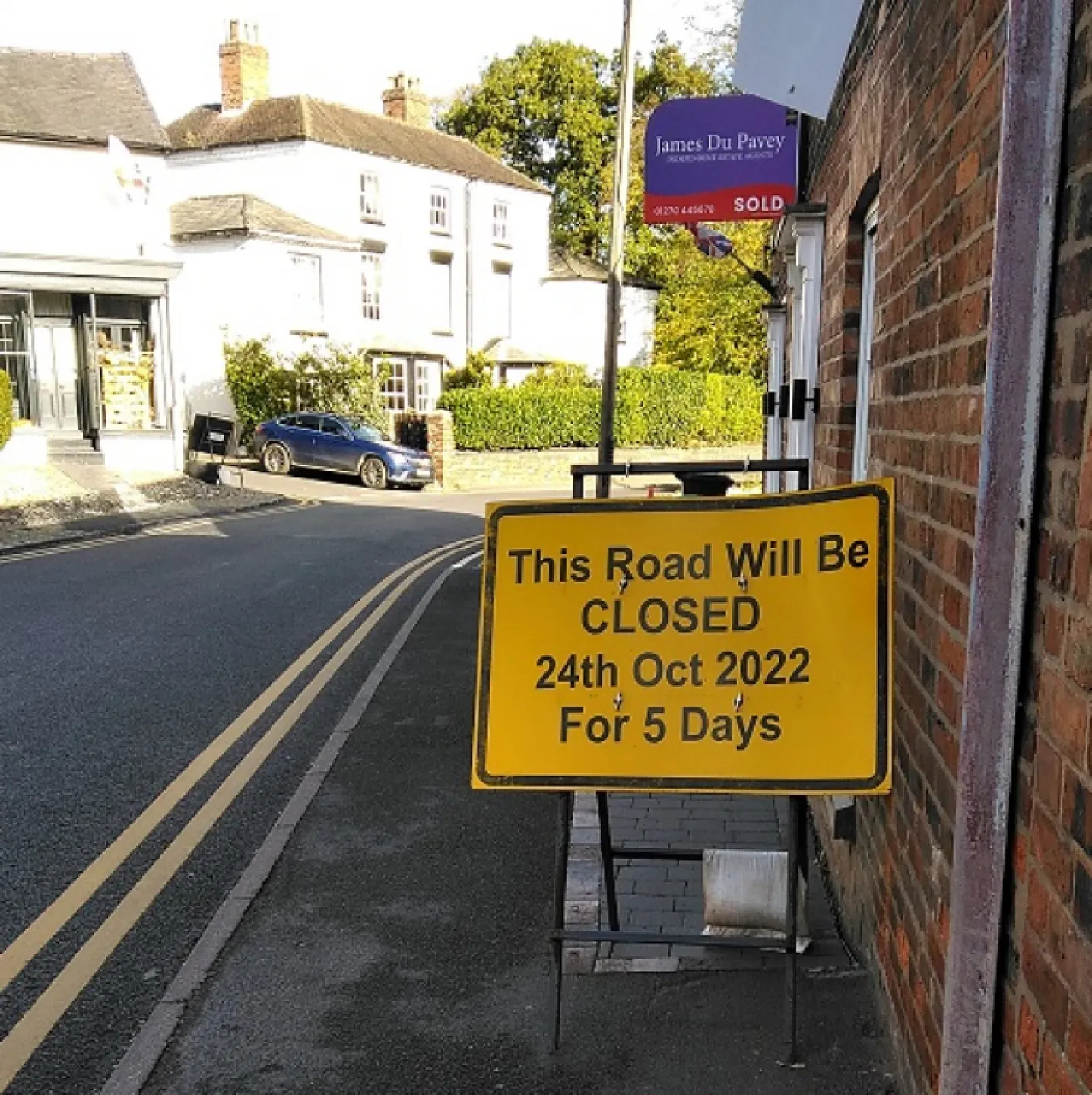 road closed