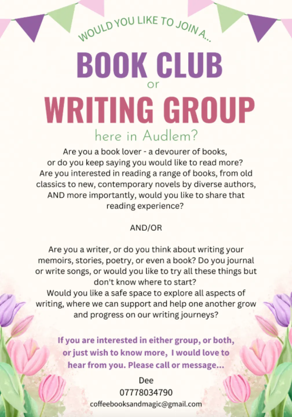 Book or Writing Club