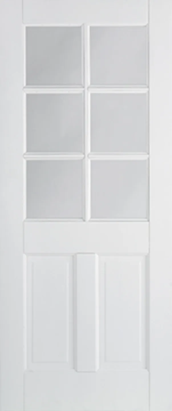 White Canterbury 2P Glazed 6L