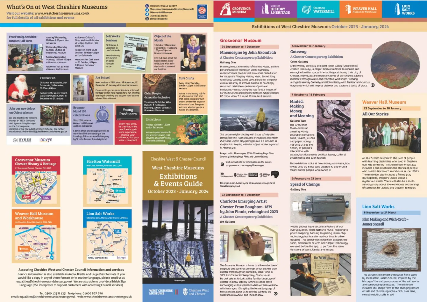 Museums exhibitions & events &ndash; Oct 23 &ndash; Jan 24