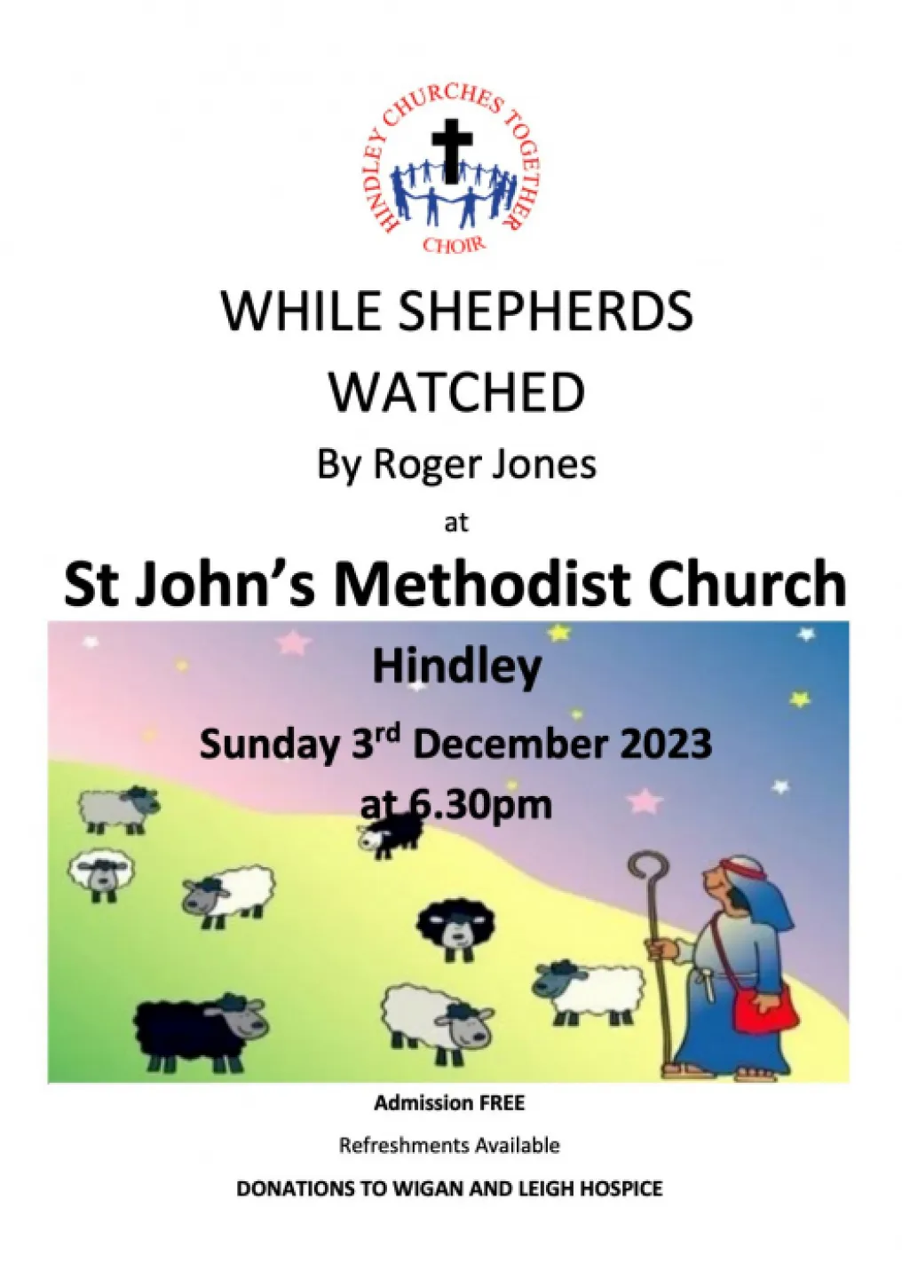 While Shepherds Watched at St John's