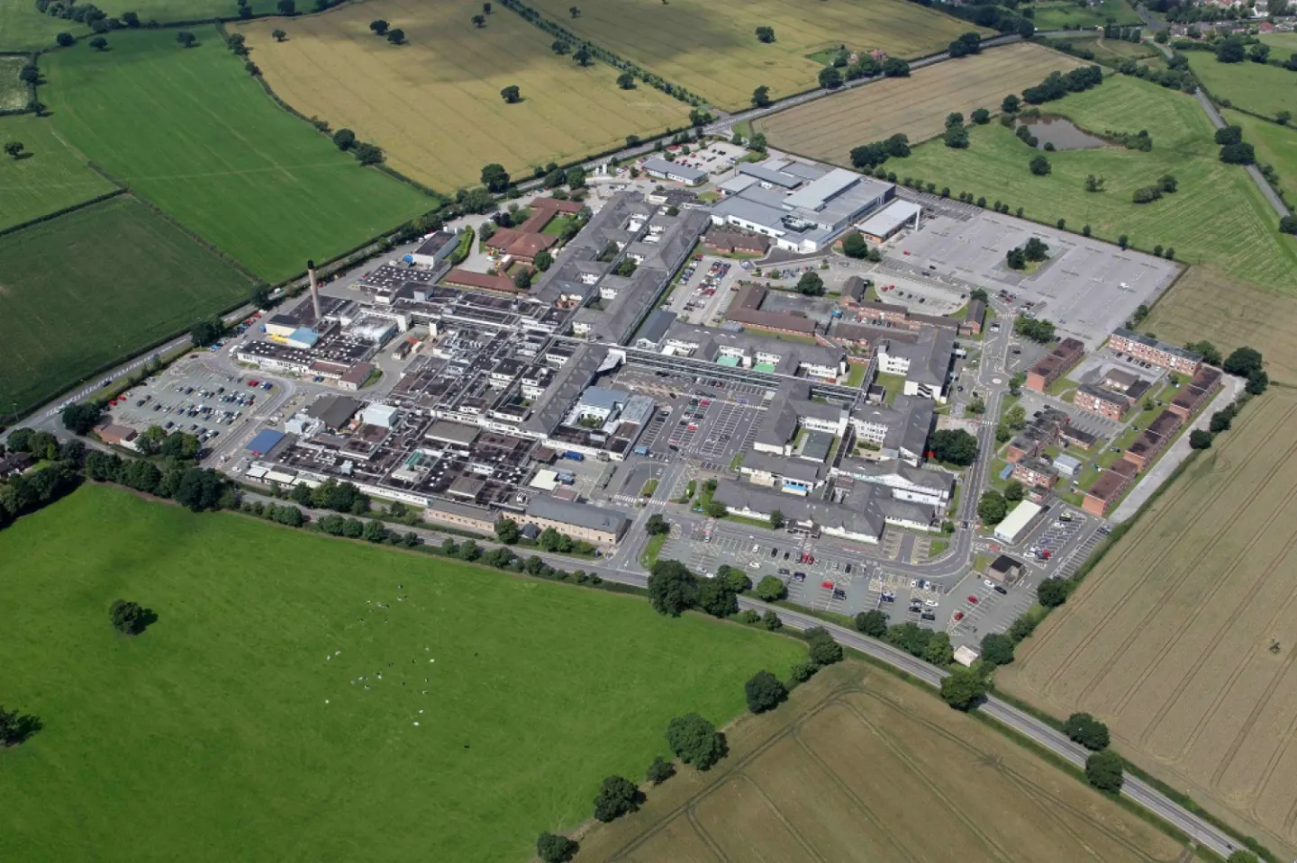 The existing hospital would be replaced. Credit: MCHFT