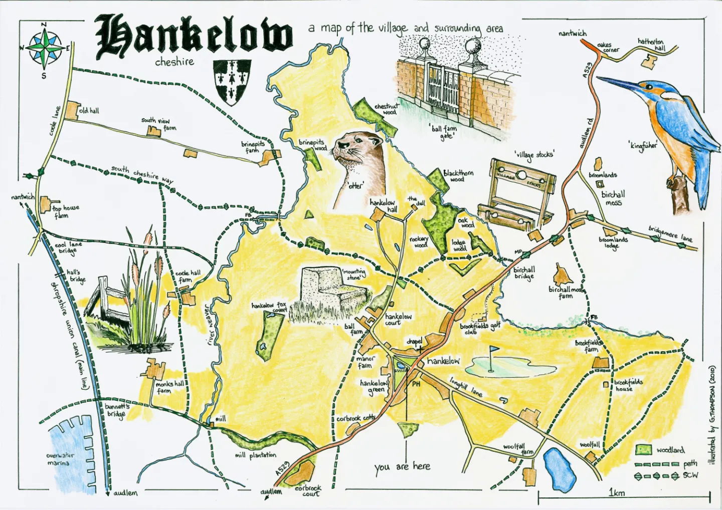hankelow map