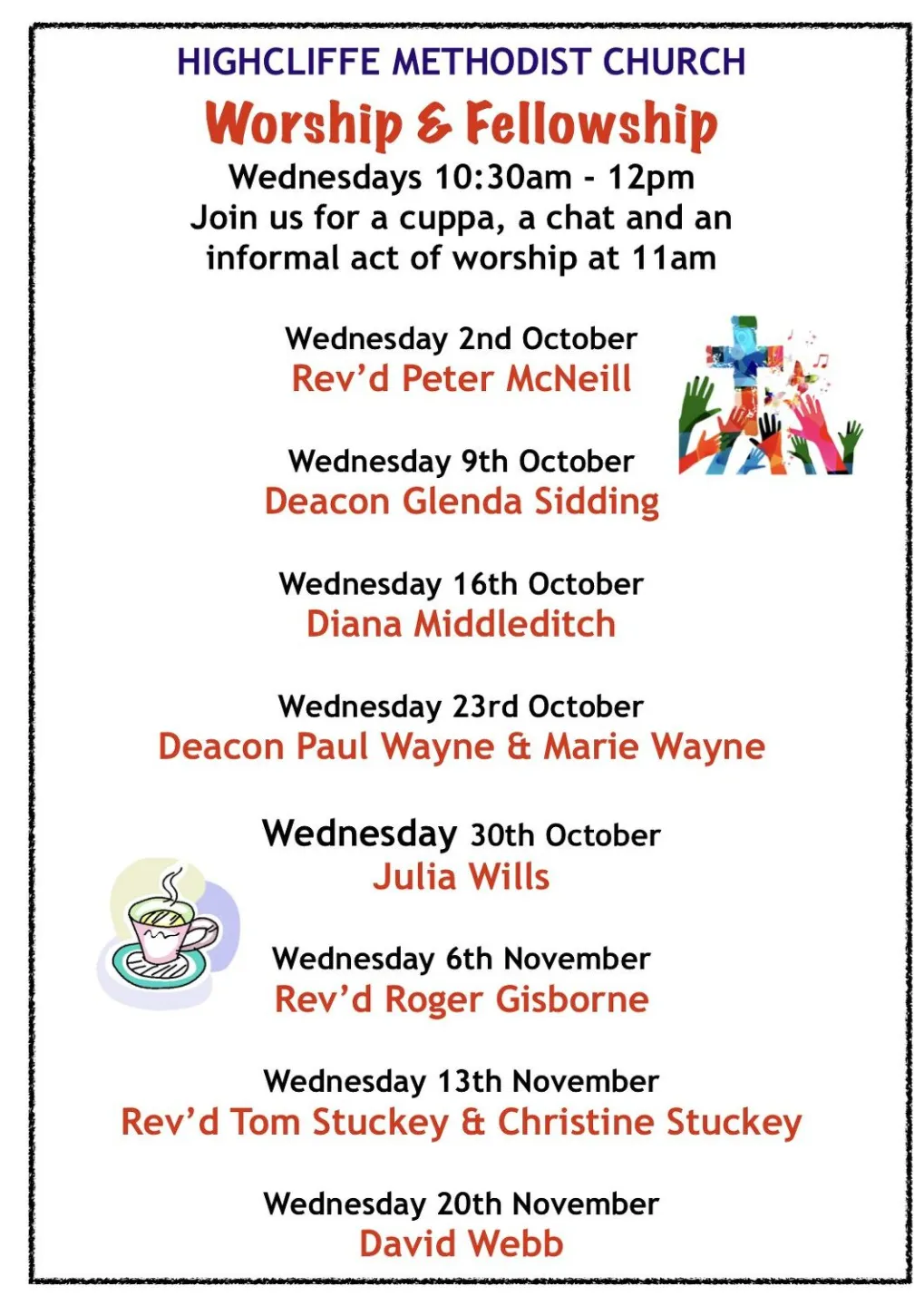 Worship & Fellowship