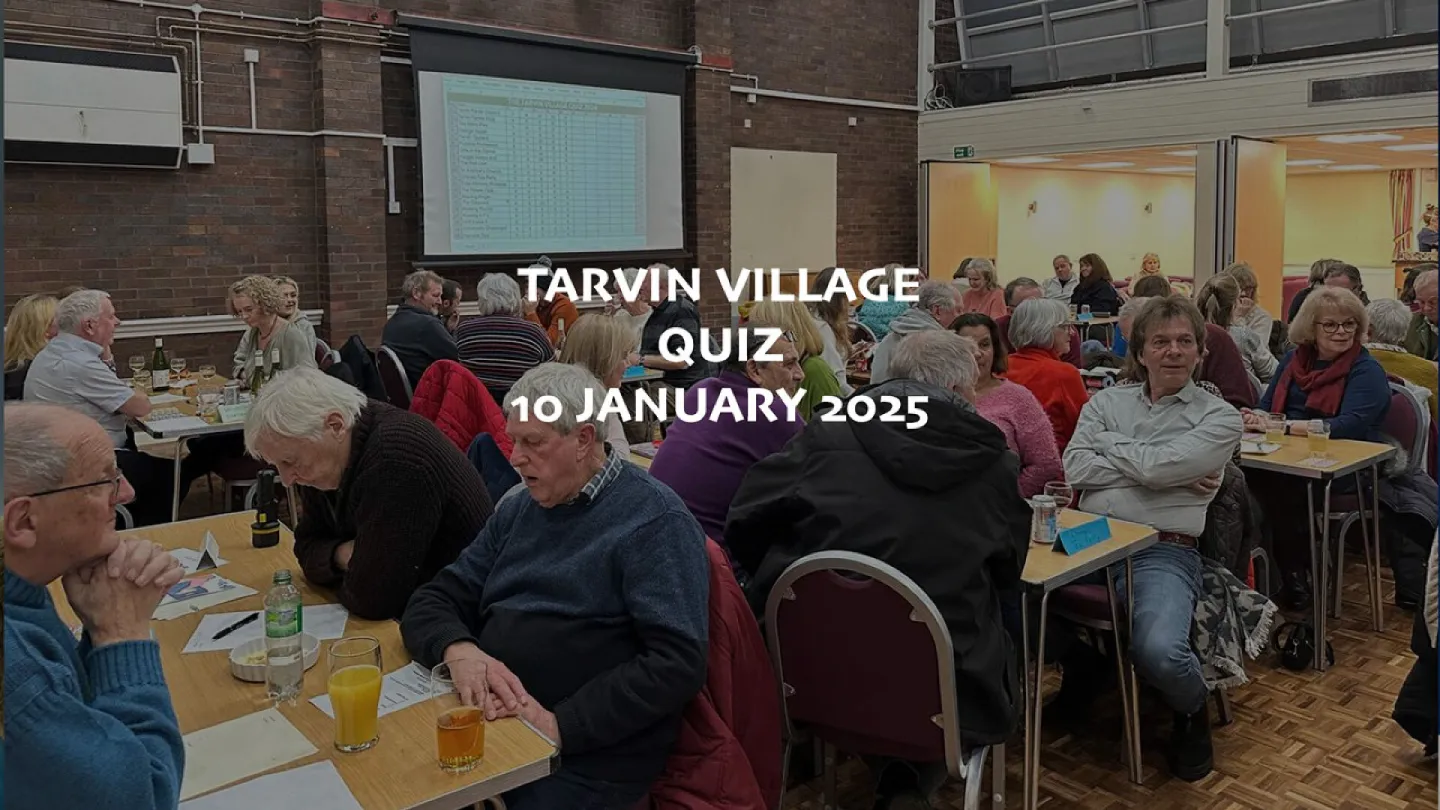 Tarvin Village Quiz Night 2025