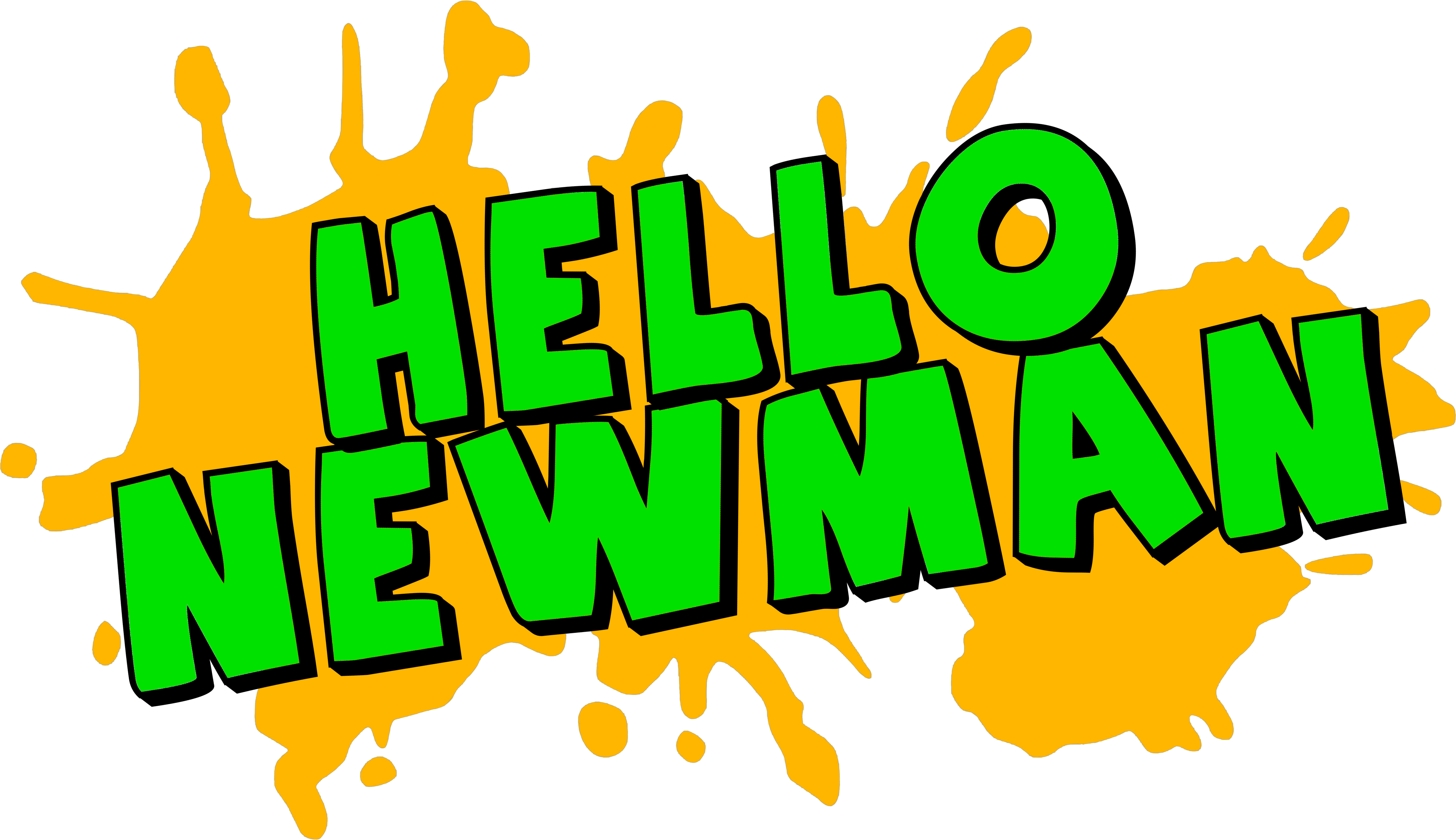Hello Newman Logo