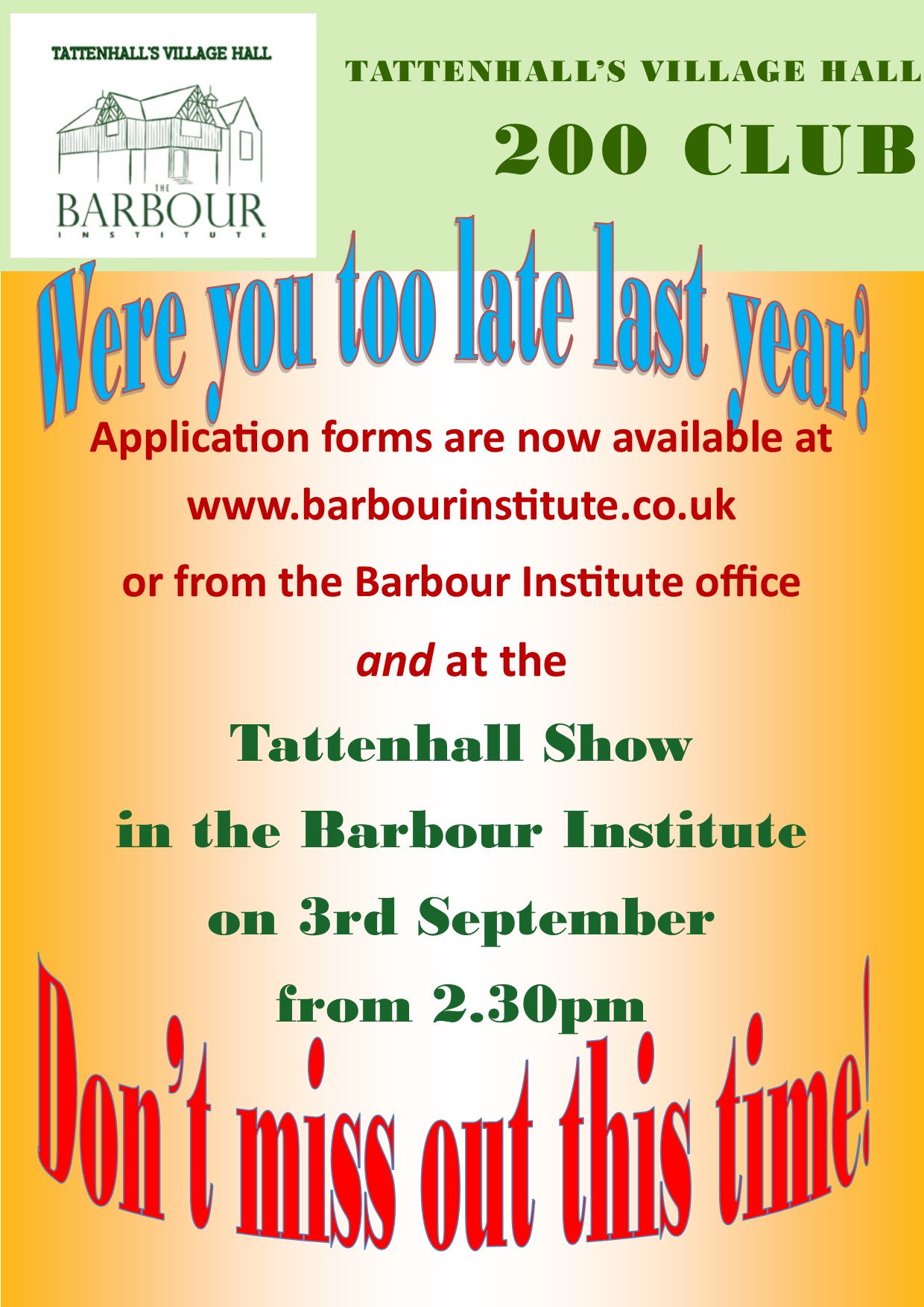 Show poster