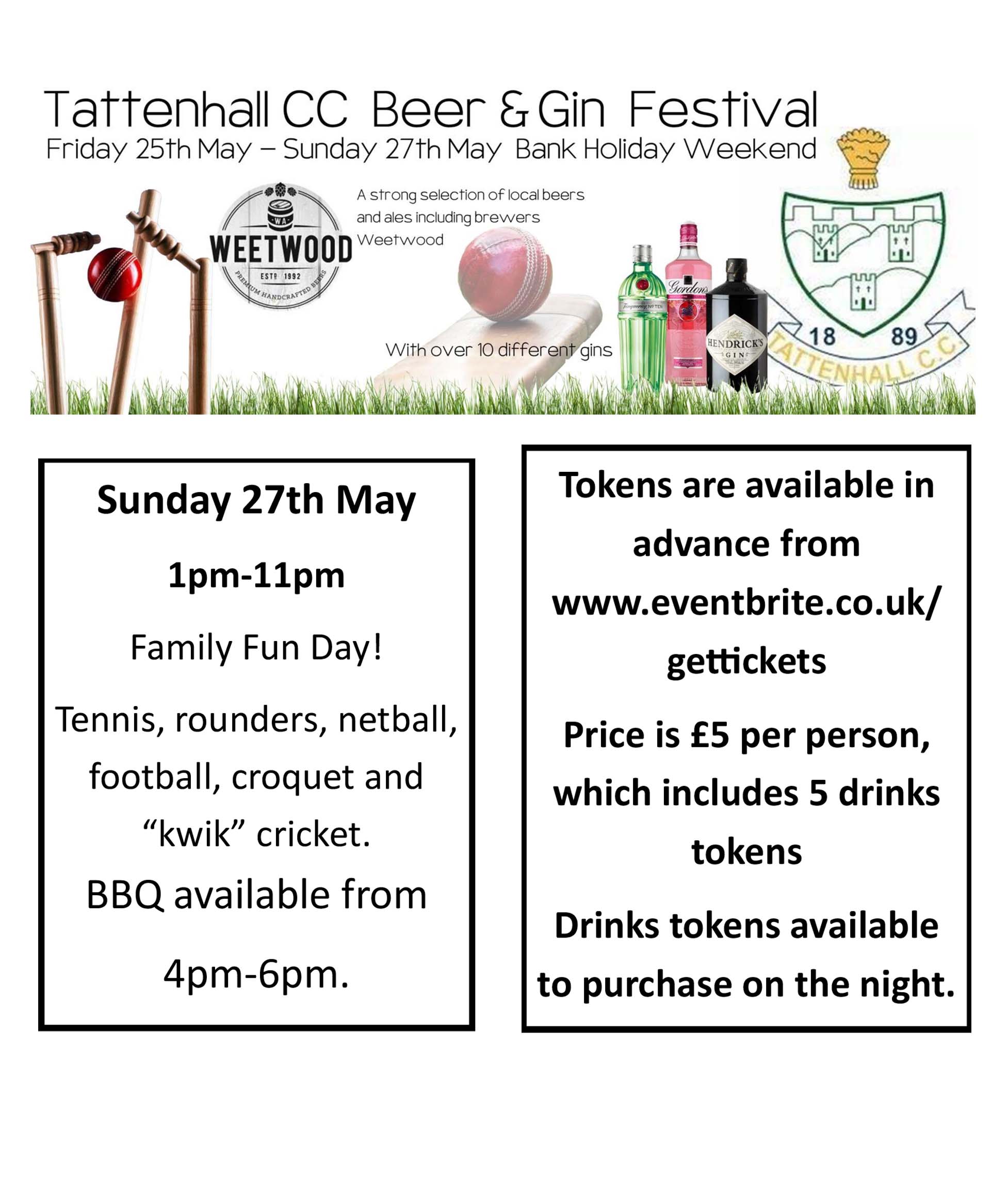 Cricket Weekend Sun