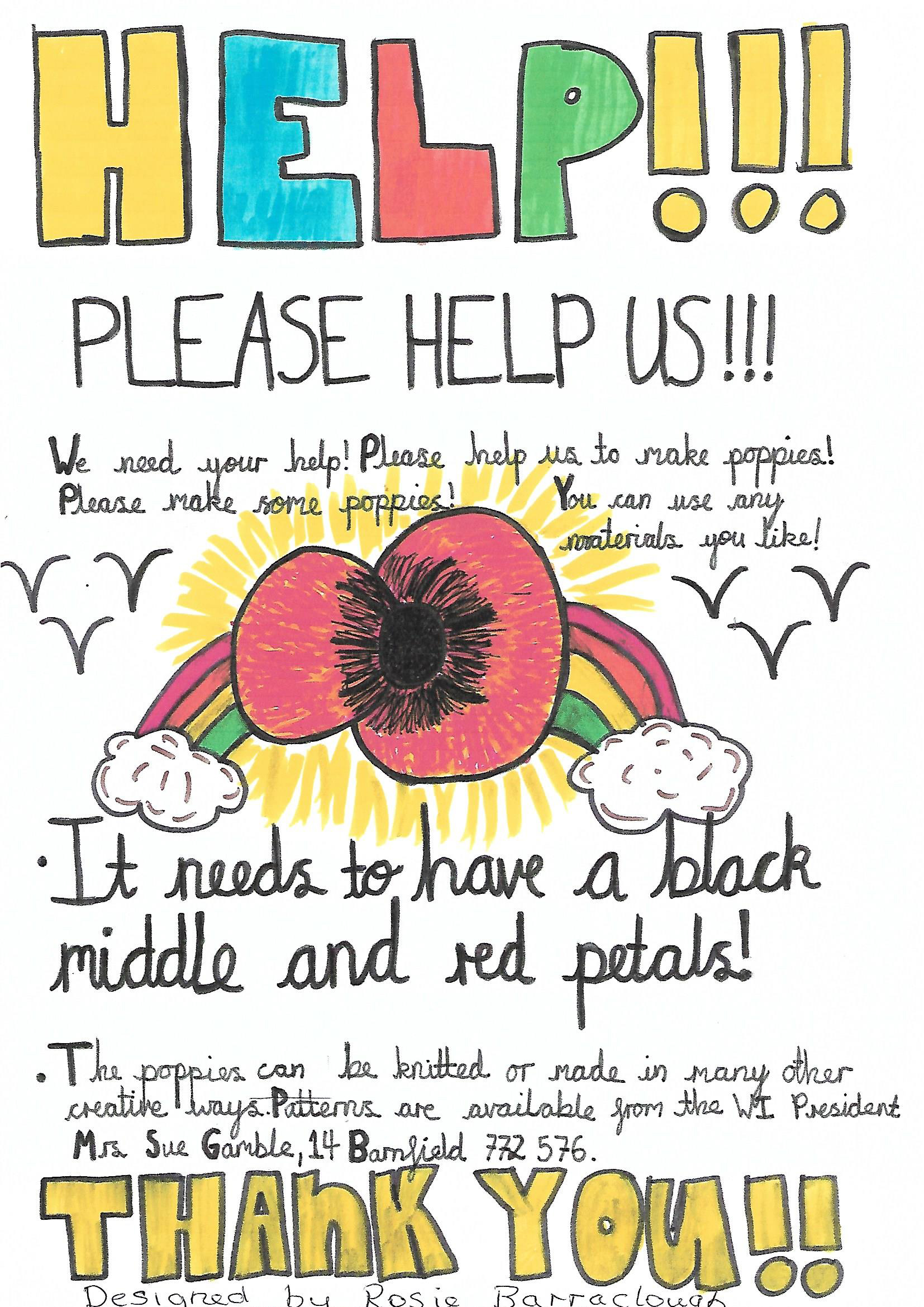 Schol Poppy Poster
