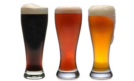 three-beer-glasses