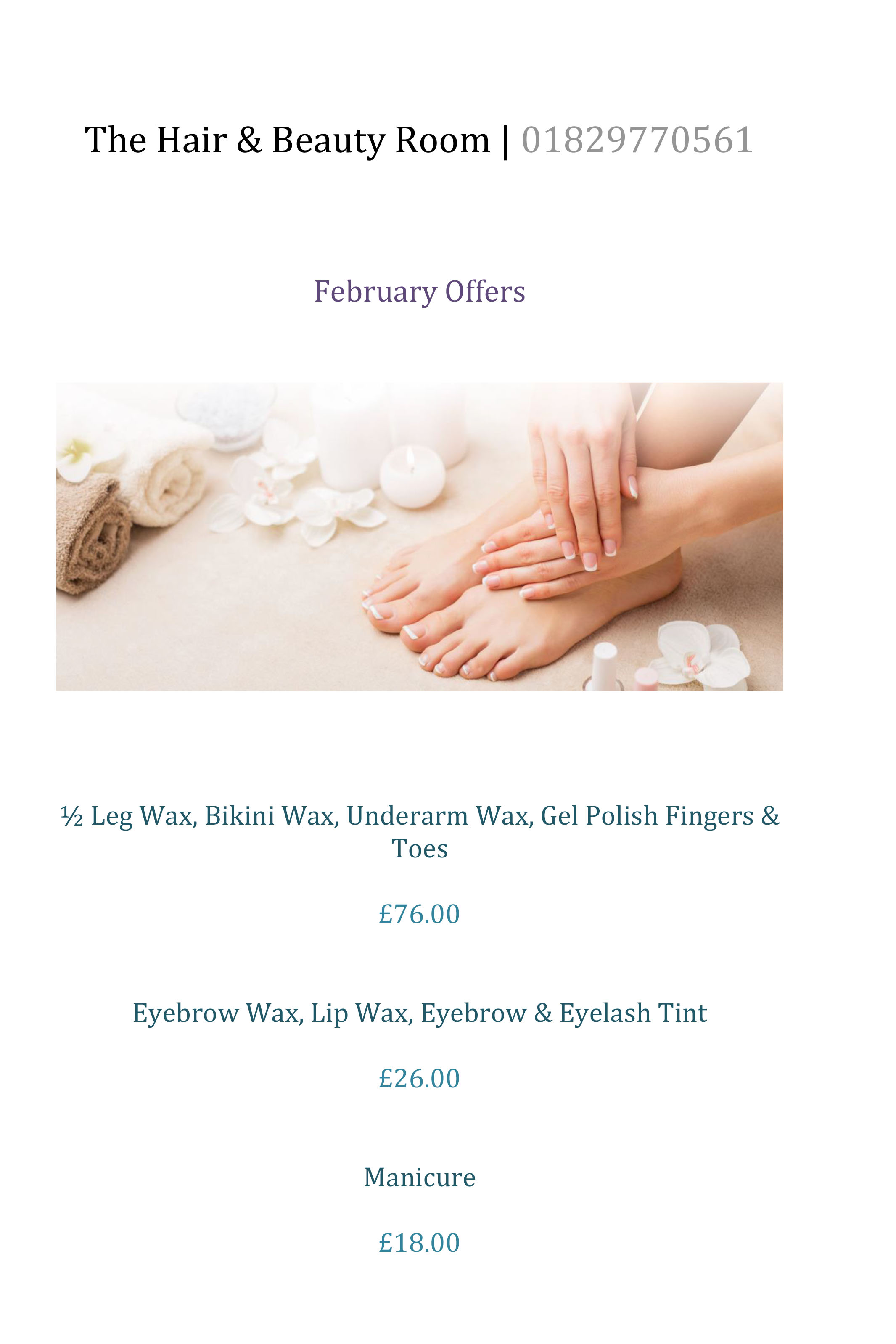 February Offers 2018