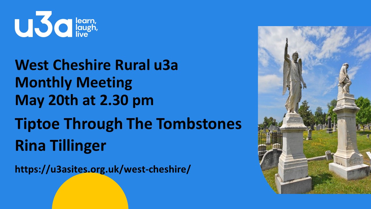 U3A 20th May 2021 meeting