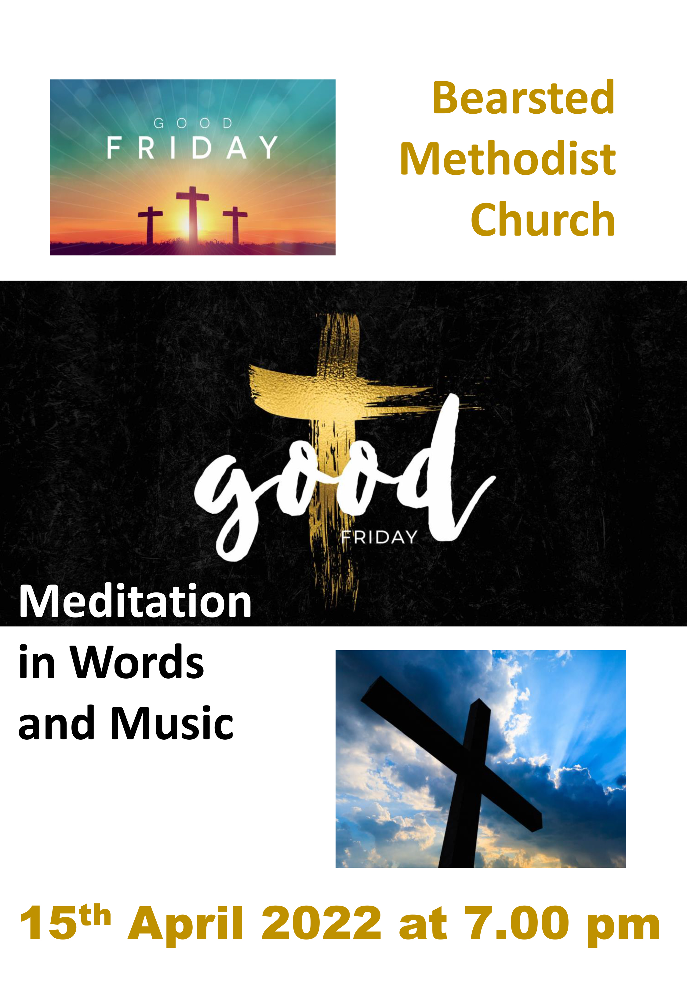 Good Friday meditation poster2