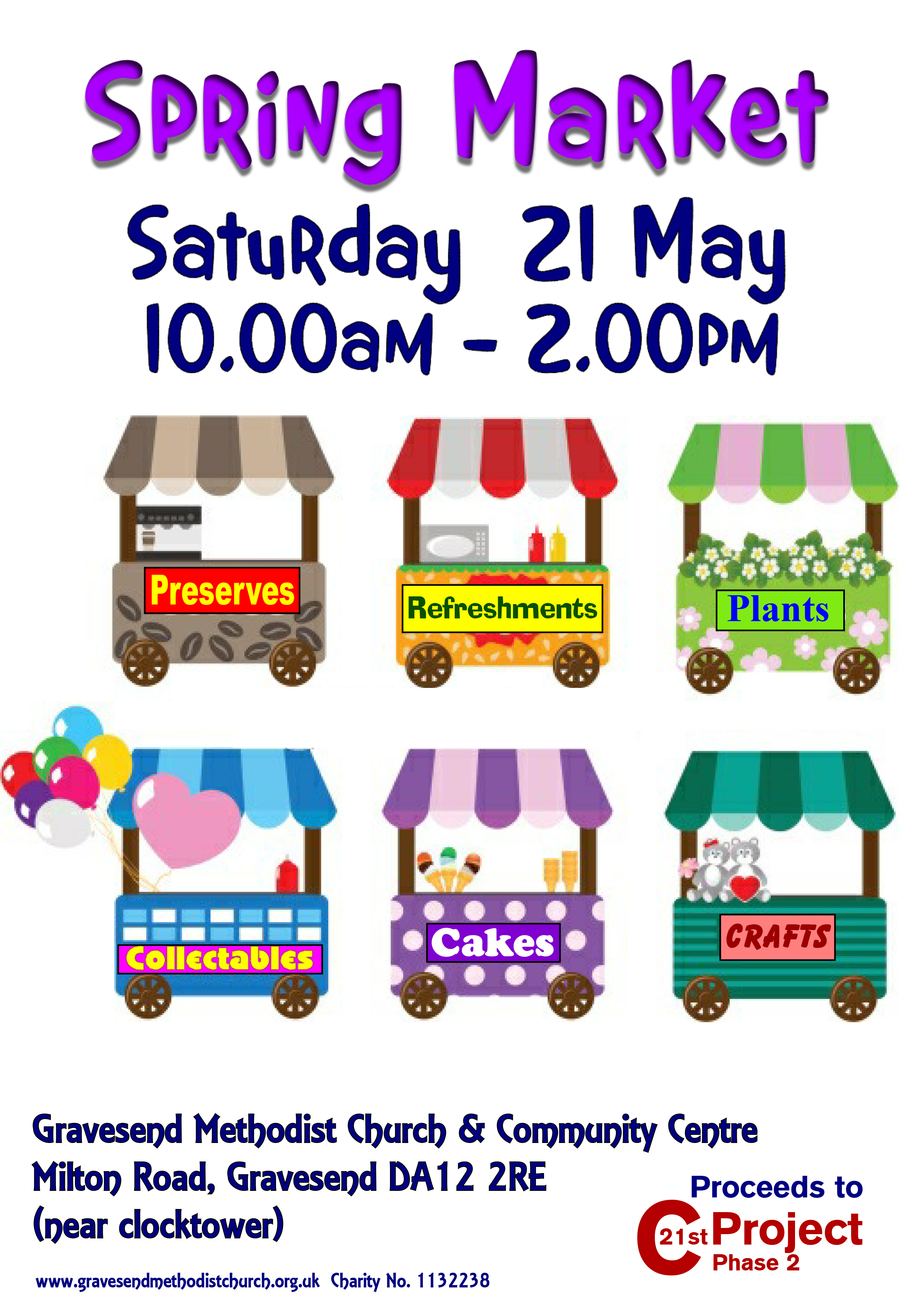 Spring market 2022 A4 poster