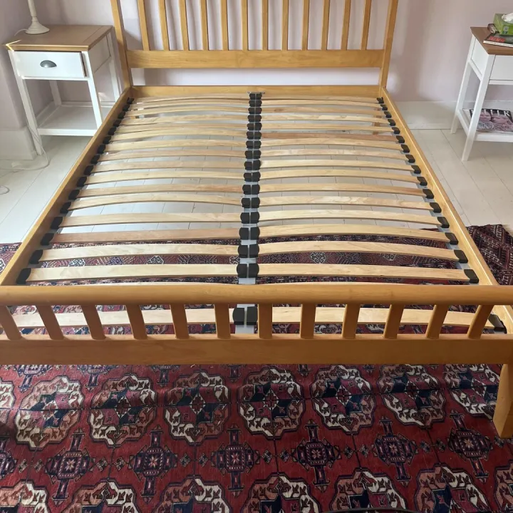 Wooden double bed base – Items for sale