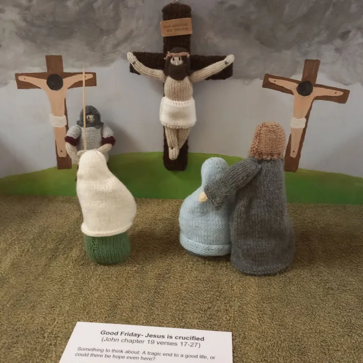 Knitted Crcuifixion
