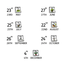 Dates May-December