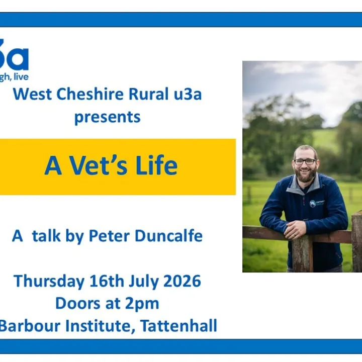 U3a July 2026 a Vet S Life July 2026
