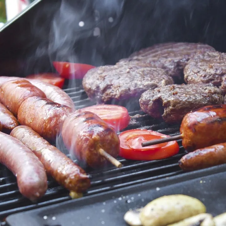 Bbq, food, grill, meat, summer, barbecue, roast
