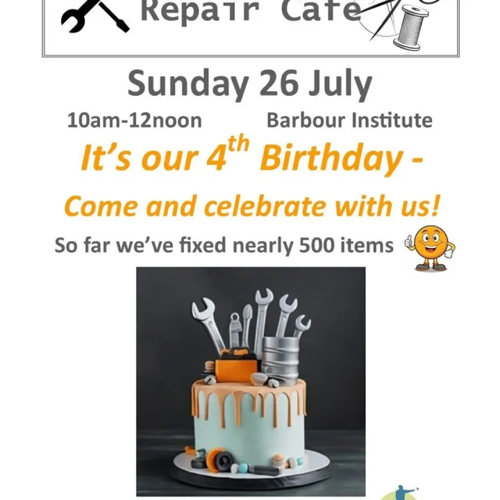 Repair Cafe 4th Birthday