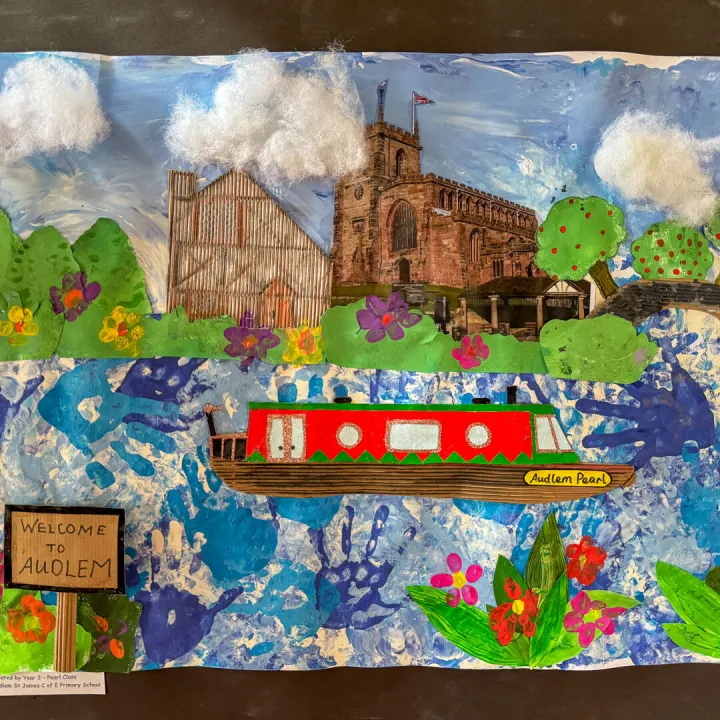 An Example of a Pupils Artwork Inside The Audlem M
