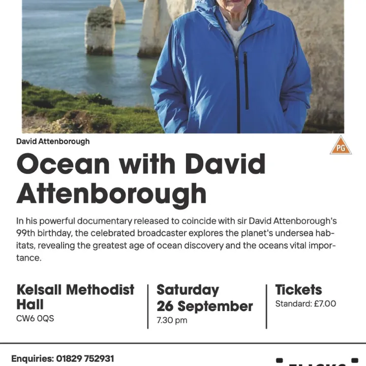 Kelsall Methodist Hall Ocean A4 Poster