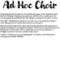 AdHocChoirAdvert