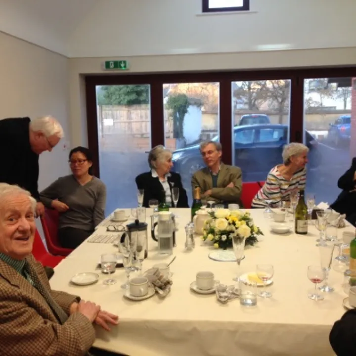 Luncheon in the new room