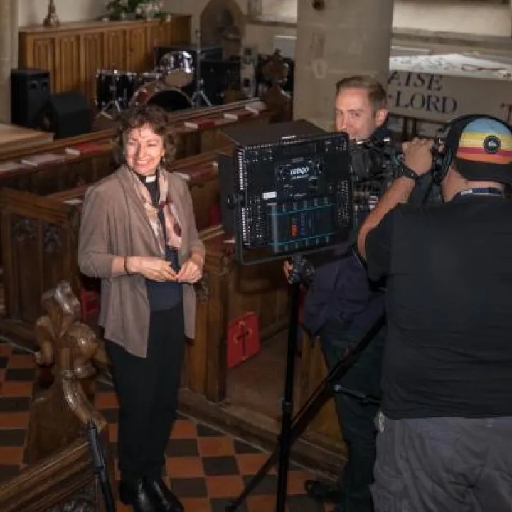 Rev Margot Hodson interviewed by BBC South