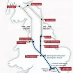 HS2 Route Map