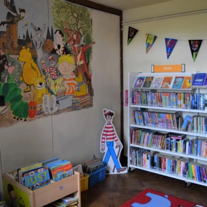 SOT children's library in church