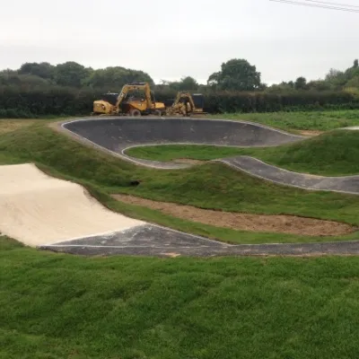 Swingfield Minnis Track landscaping