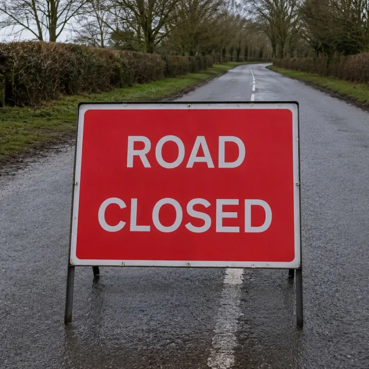 Road Closed Sign