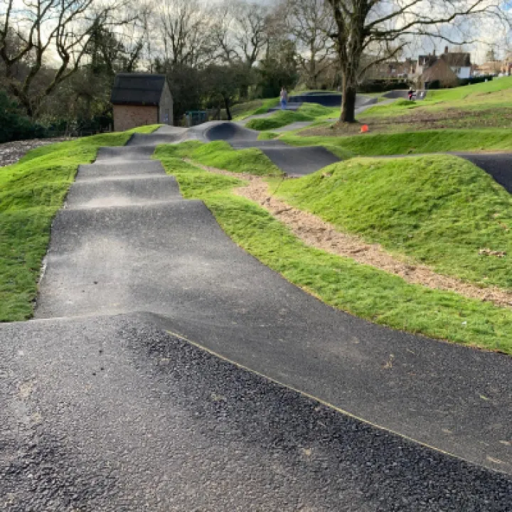 Battle pump track long view vertical