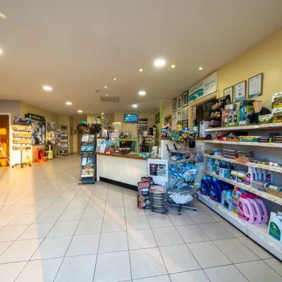 Overwater Marina Shop and Reception Interior