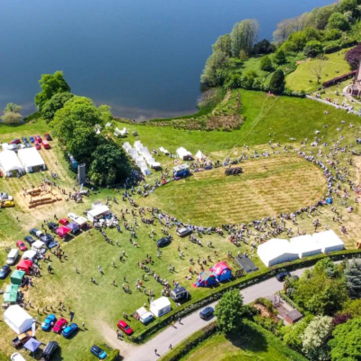 Publicity Photo   Aerial View Of Marbury Merry Days  1