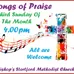 Songs of Praise @ BSM