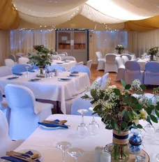 Criftins Parish Hall – Dressed for a wedding