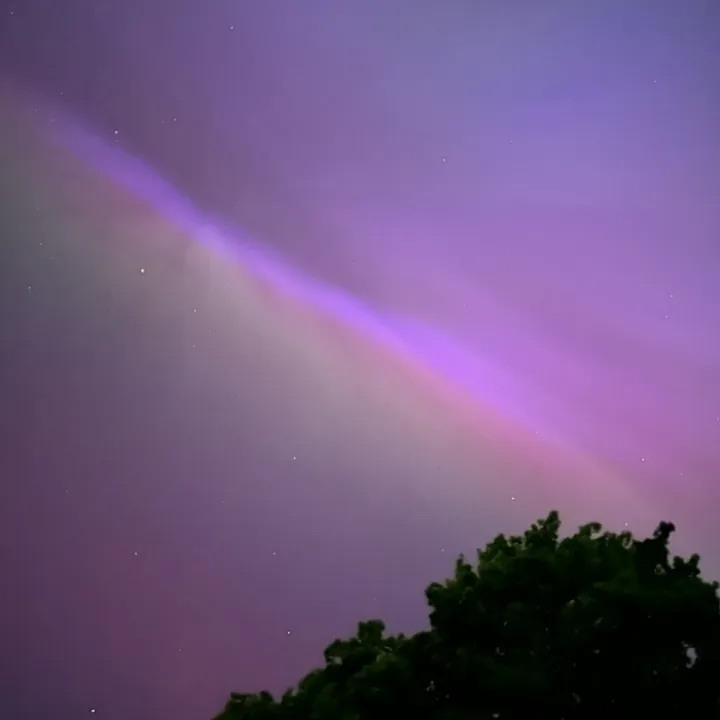 Aurora from Turnpike by Val Warner