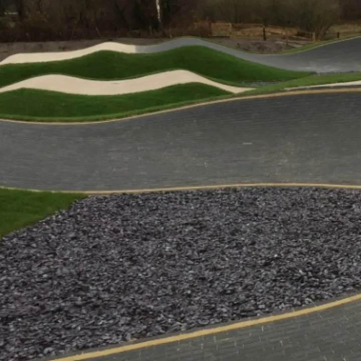 Surfacing landscape works