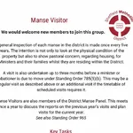 Manse Visitors