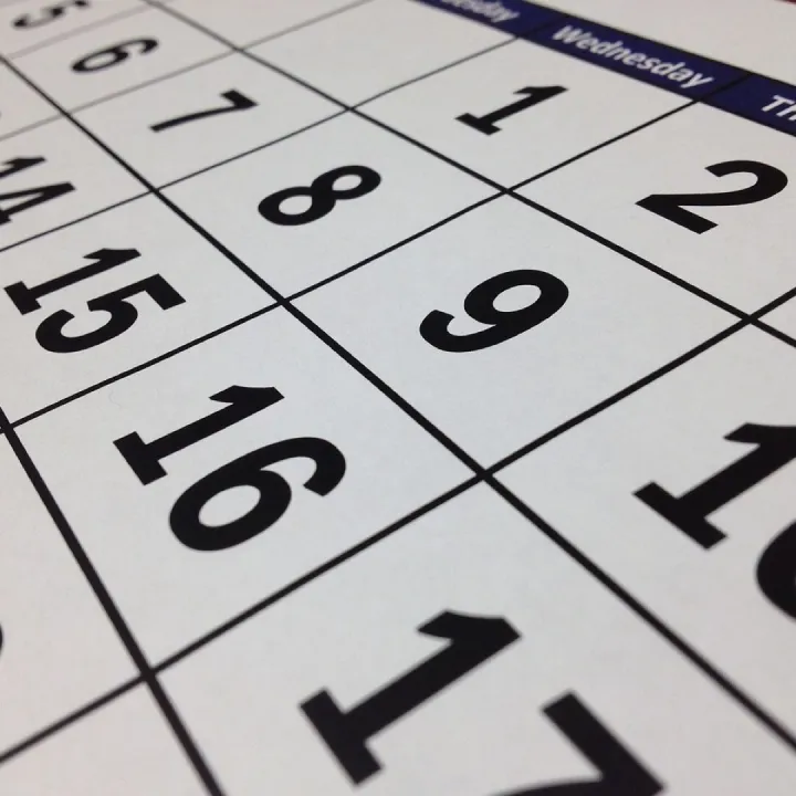 Calendar, date, time