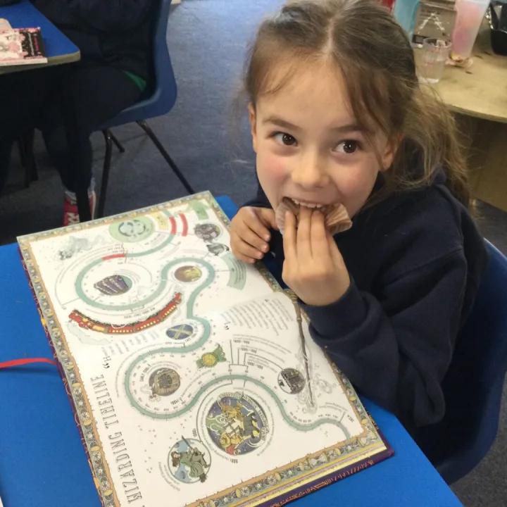 Book and cake 5