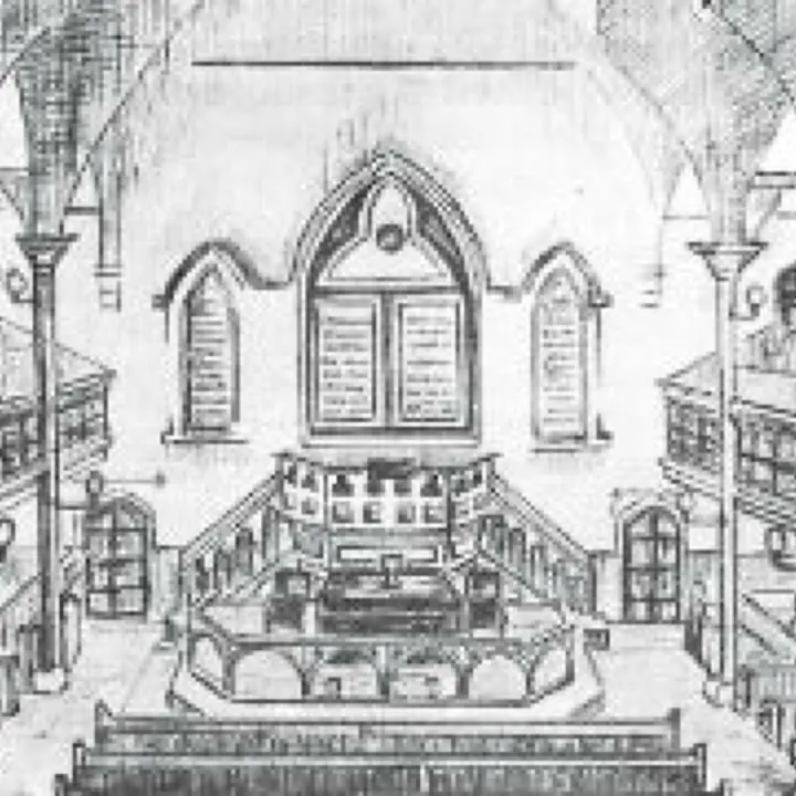 Church Interior in The 1880s