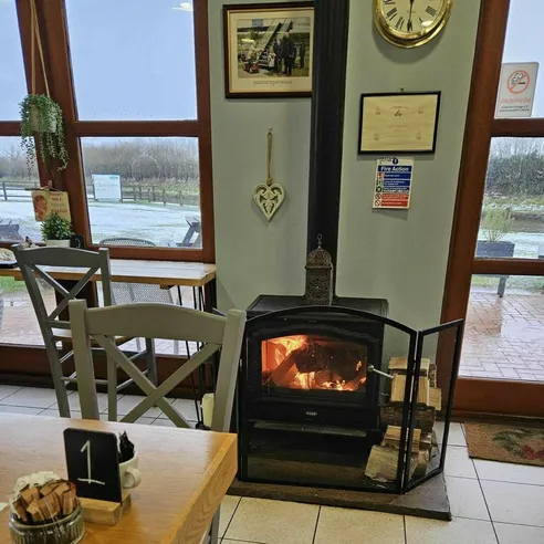 Cafe fire