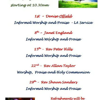 June 2025 Services
